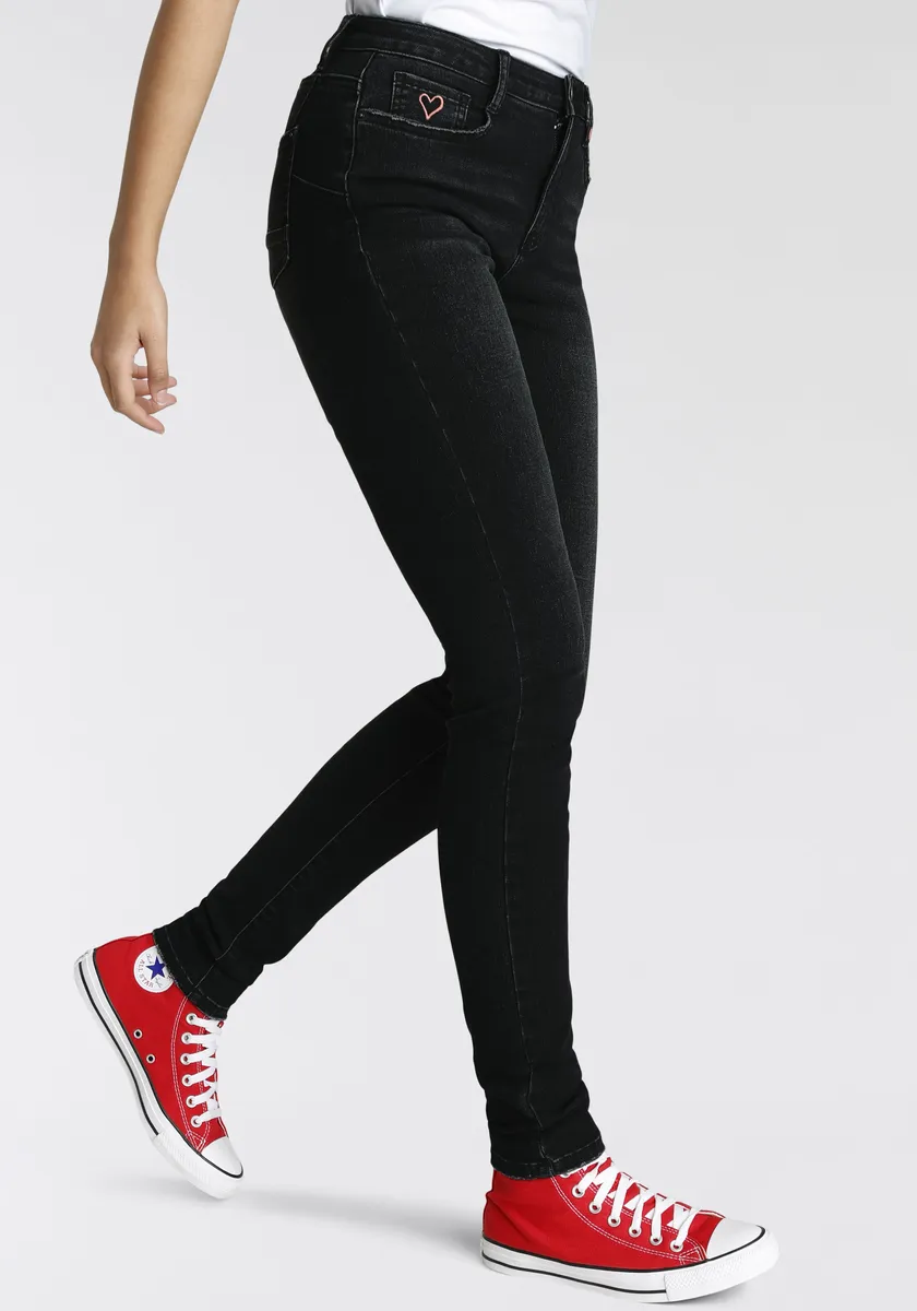 

Джинсы с высокой талией Alife & Kickin "Curvy Skinny SheilaAK", НОВАЯ КОЛЛЕКЦИЯ, цвет Black Used Wash
