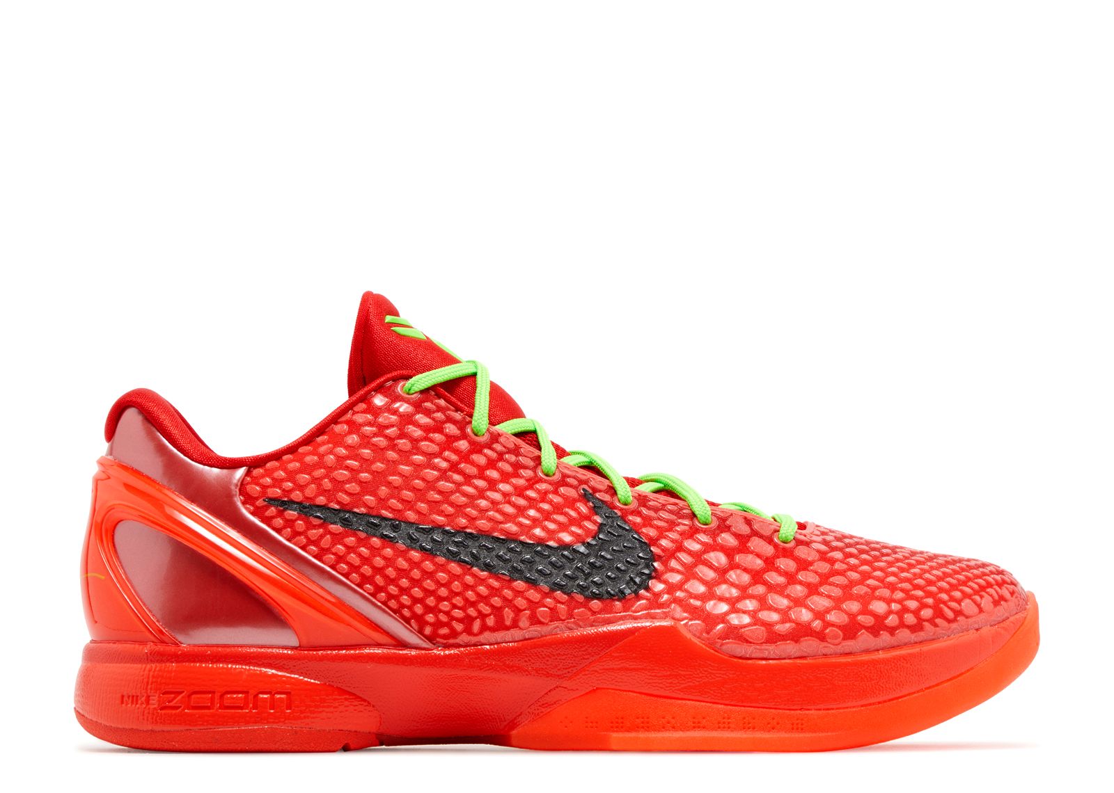 Кроссовки Nike Zoom Kobe 6 Protro 'Reverse Grinch', красный кроссовки nike zoom kobe 4 protro mambacita белый