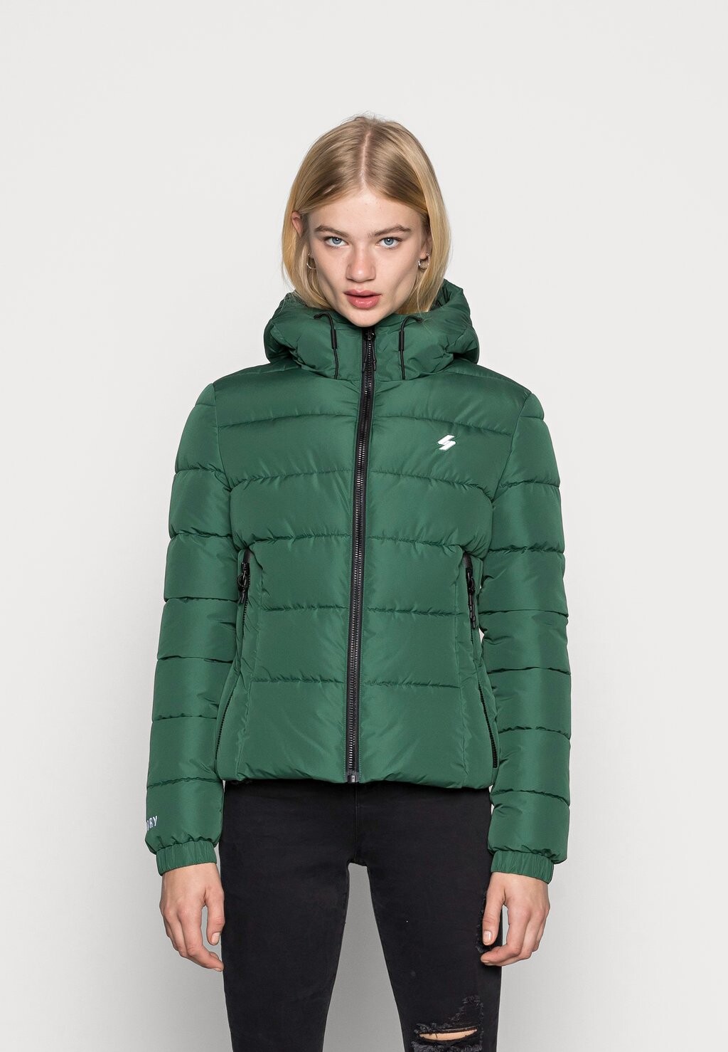 

Куртка зимняя Superdry, темно-зеленый