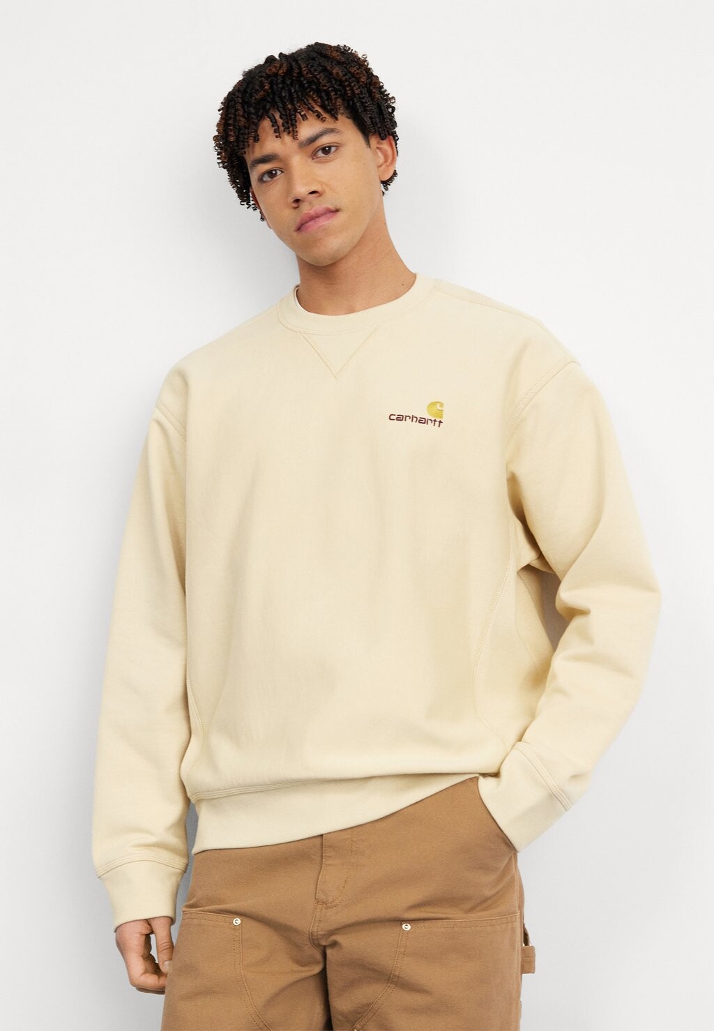 

Толстовка AMERICAN SCRIPT Carhartt WIP, цвет rattan