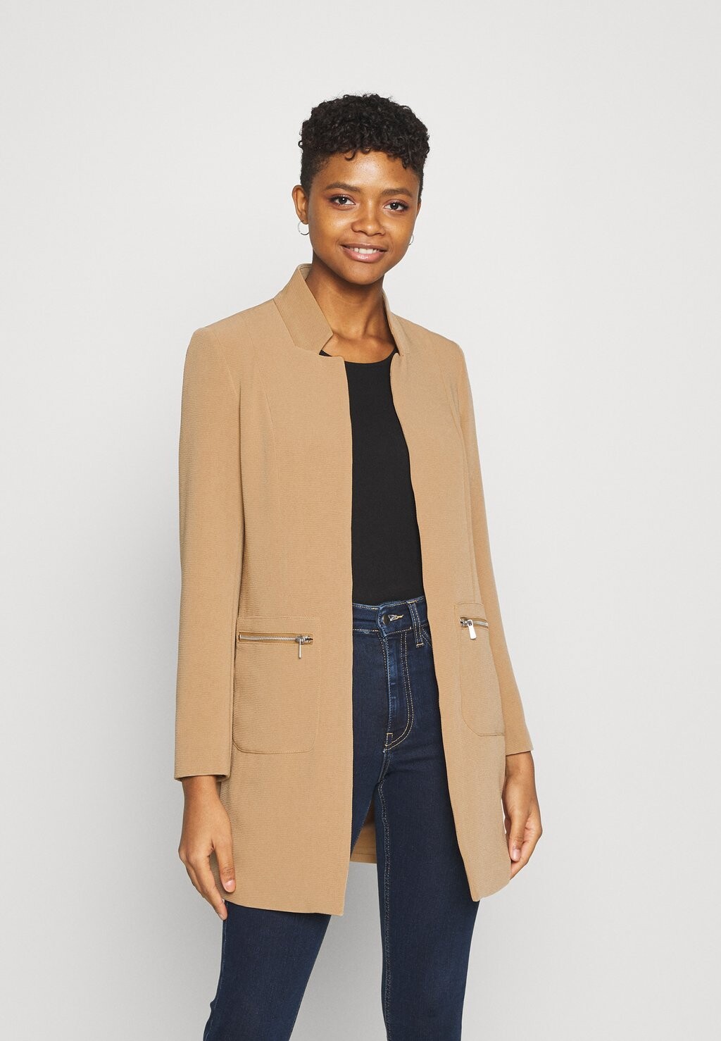 

Короткое пальто Onlinea Miriam Zip ONLY, цвет tigers eye