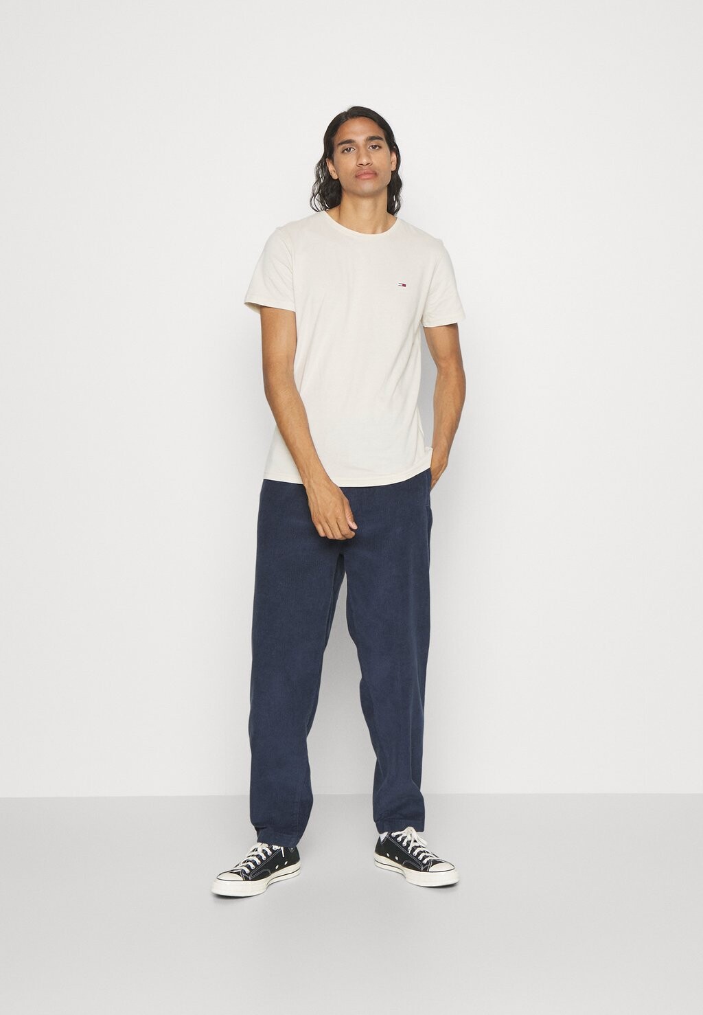 

базовая футболка SLIM TEE 2 PACK Tommy Jeans, темно-оливково-зеленый