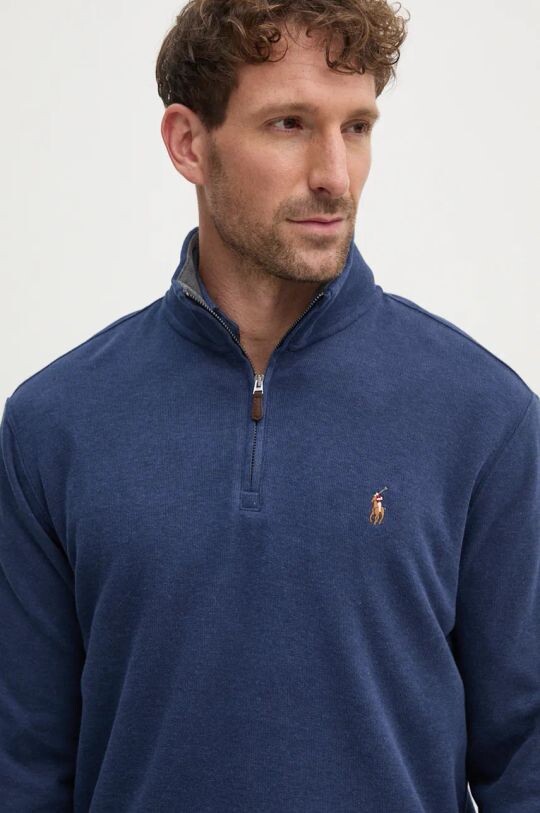 

Хлопковый свитер Polo Ralph Lauren, темно-синий