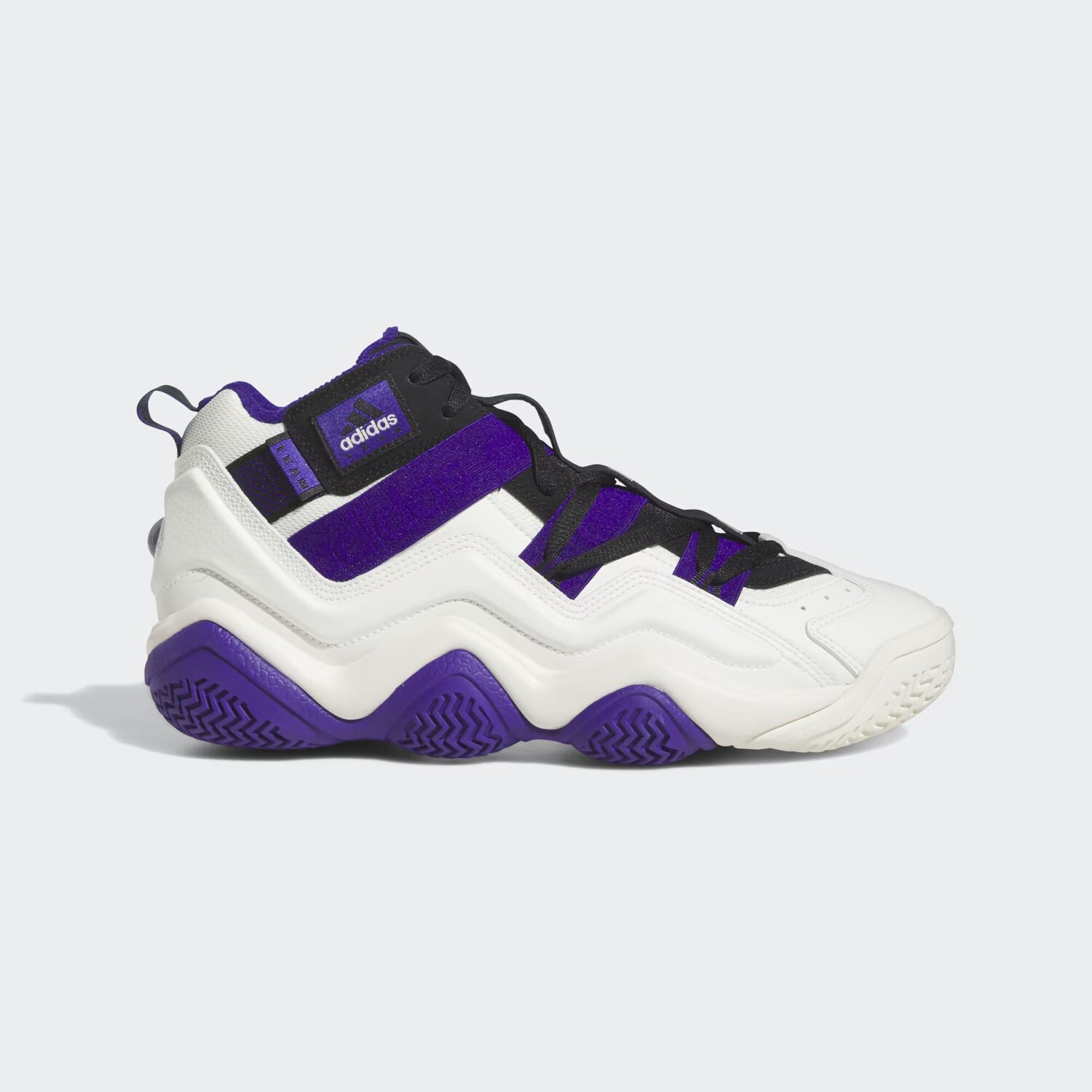 

Кроссовки Топ-10 обуви 2000 года Adidas, цвет Off White/Core Black/Team College Purple