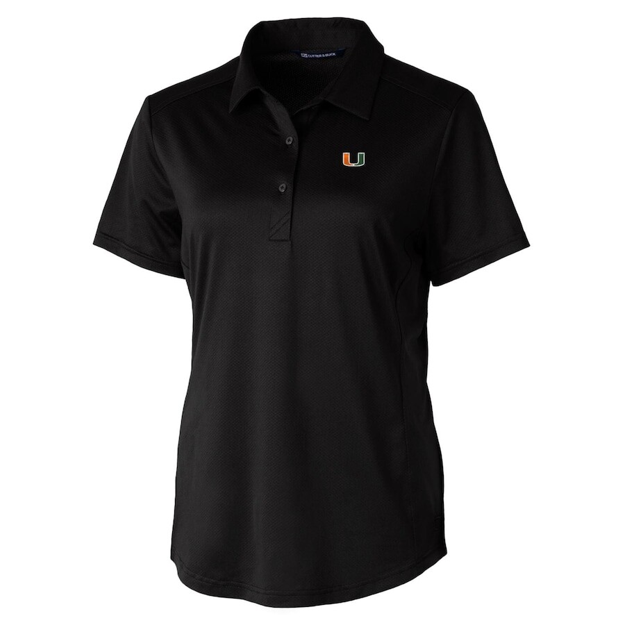 

Поло с коротким рукавом Cutter & Buck Miami Hurricanes, черный