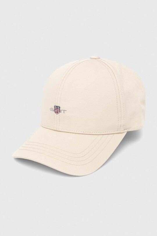 

Бейсболка из хлопка Gant, бежевый