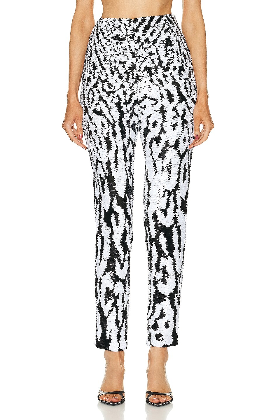 

Брюки Ila Nas Zebra Sequin Trouser, цвет Black & White