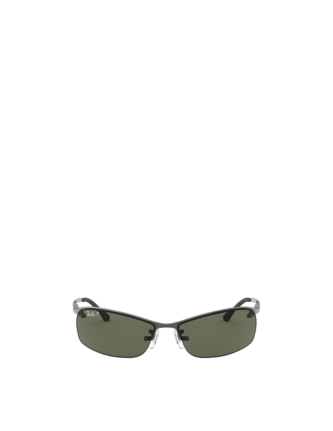 

Квадратные солнцезащитные очки Ray-Ban, цвет Gun/Green