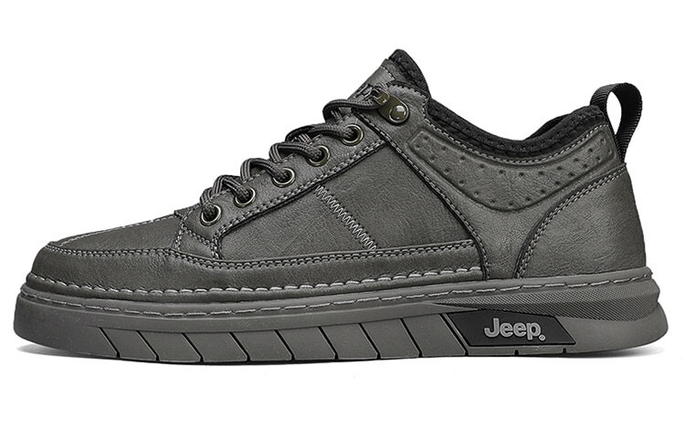 

Кроссовки Jeep Skateboarding Shoes Men Low-top Gray, серый