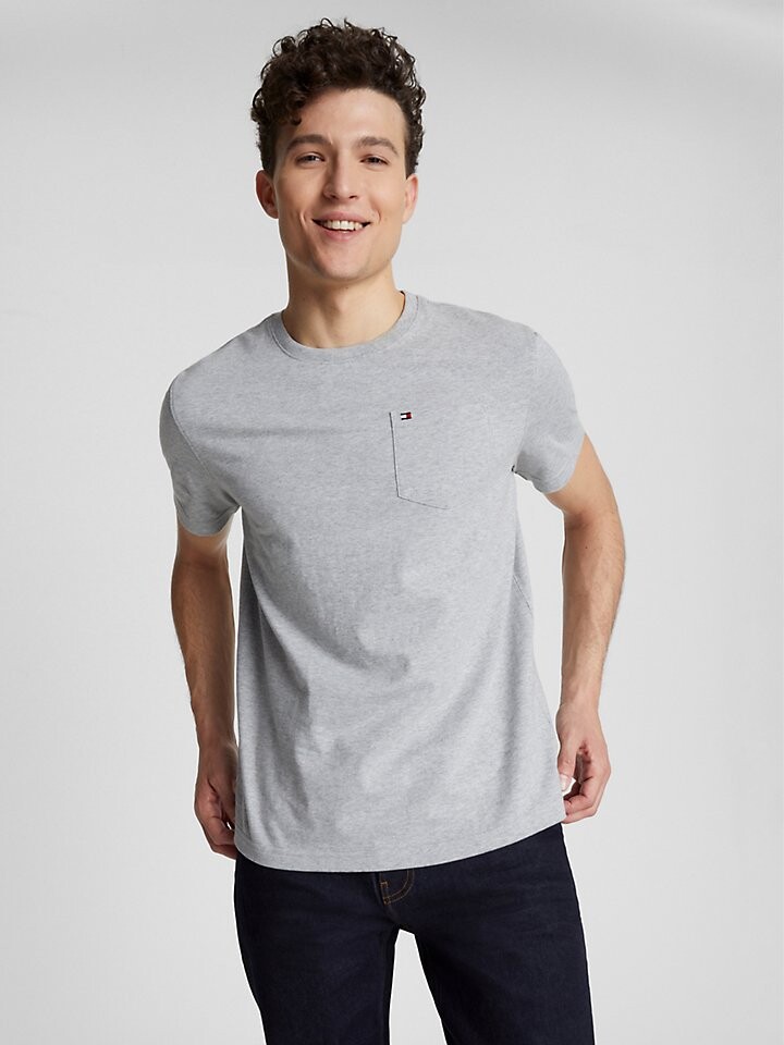 

Однотонная футболка с карманами Tommy Hilfiger