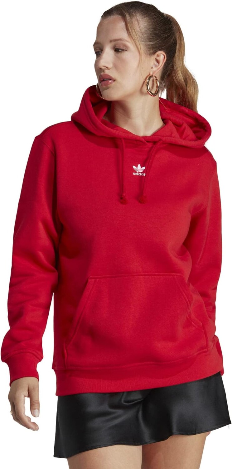 

Флисовая толстовка Adicolor Essentials adidas, цвет Better Scarlet