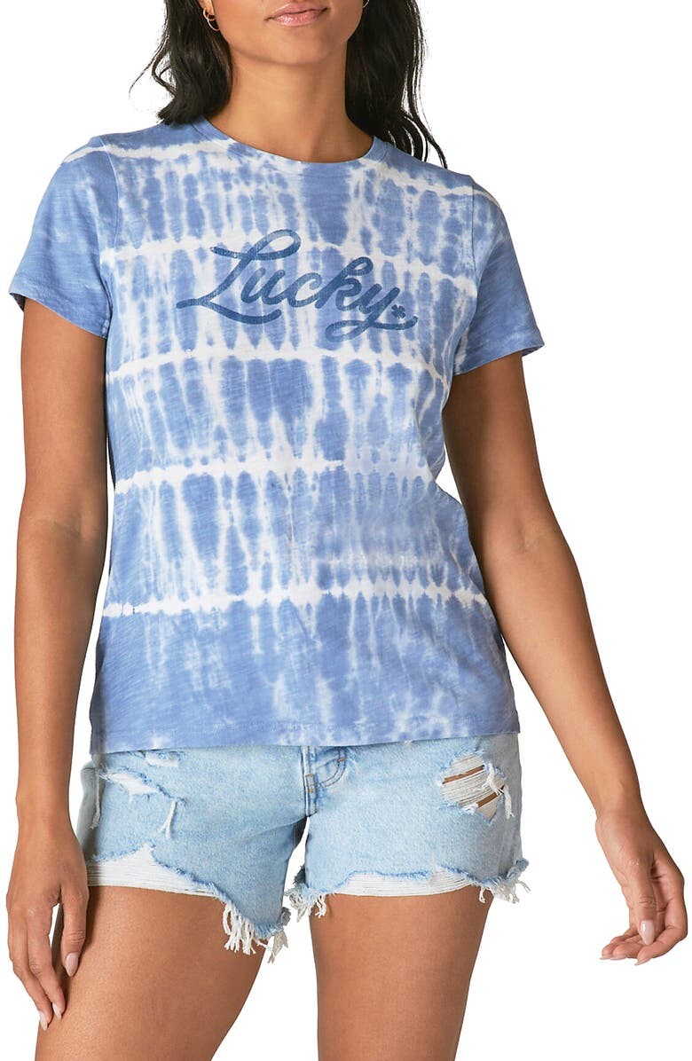 

футболка с логотипом LUCKY BRAND