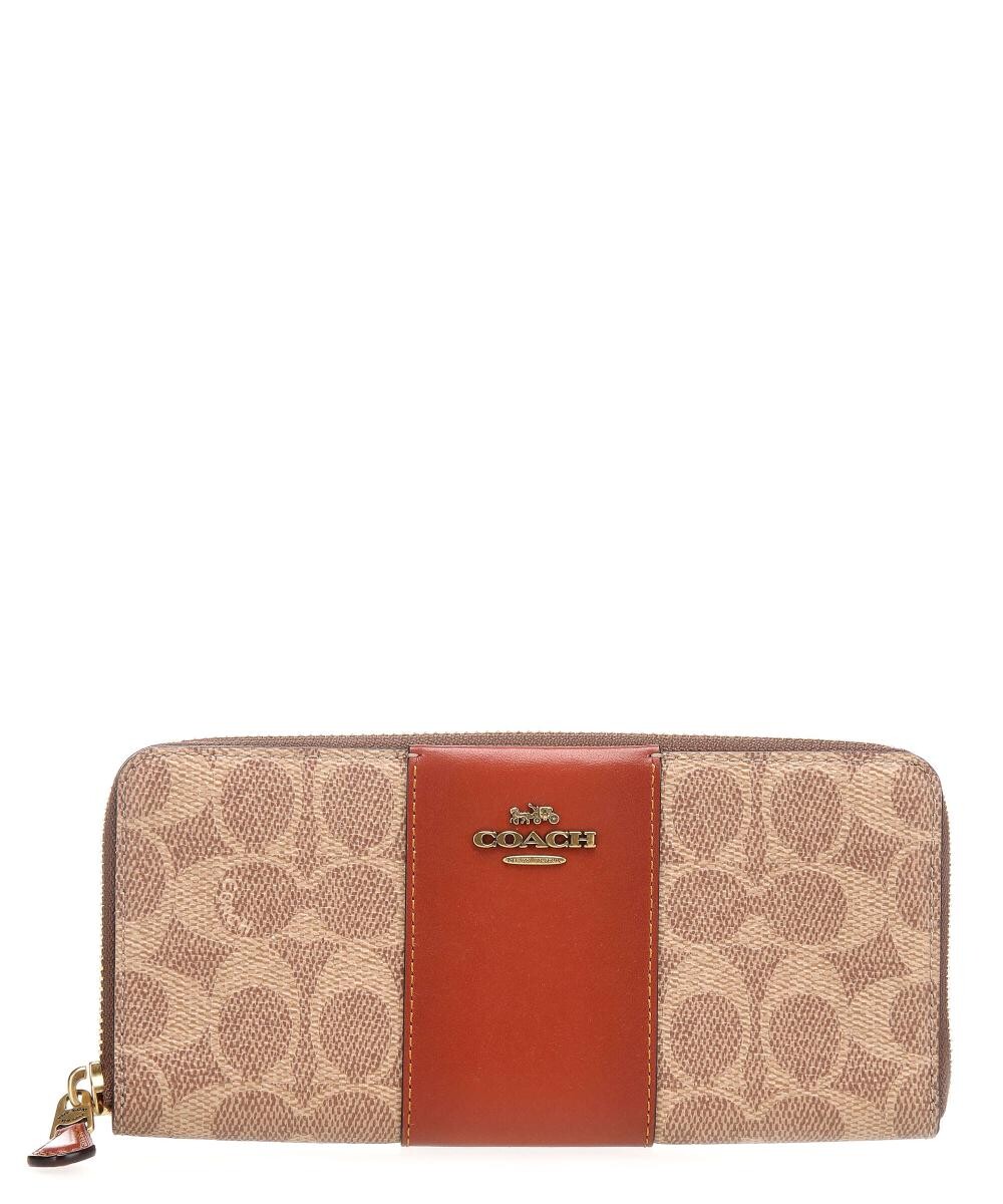 

Кошелек Signature из искусственной кожи Coach, коричневый