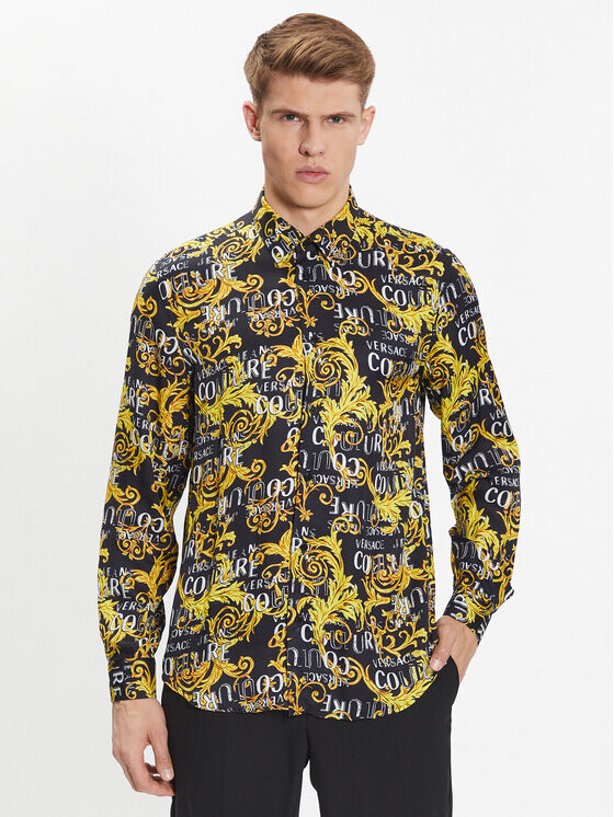 

Рубашка стандартного кроя Versace Jeans Couture, черный