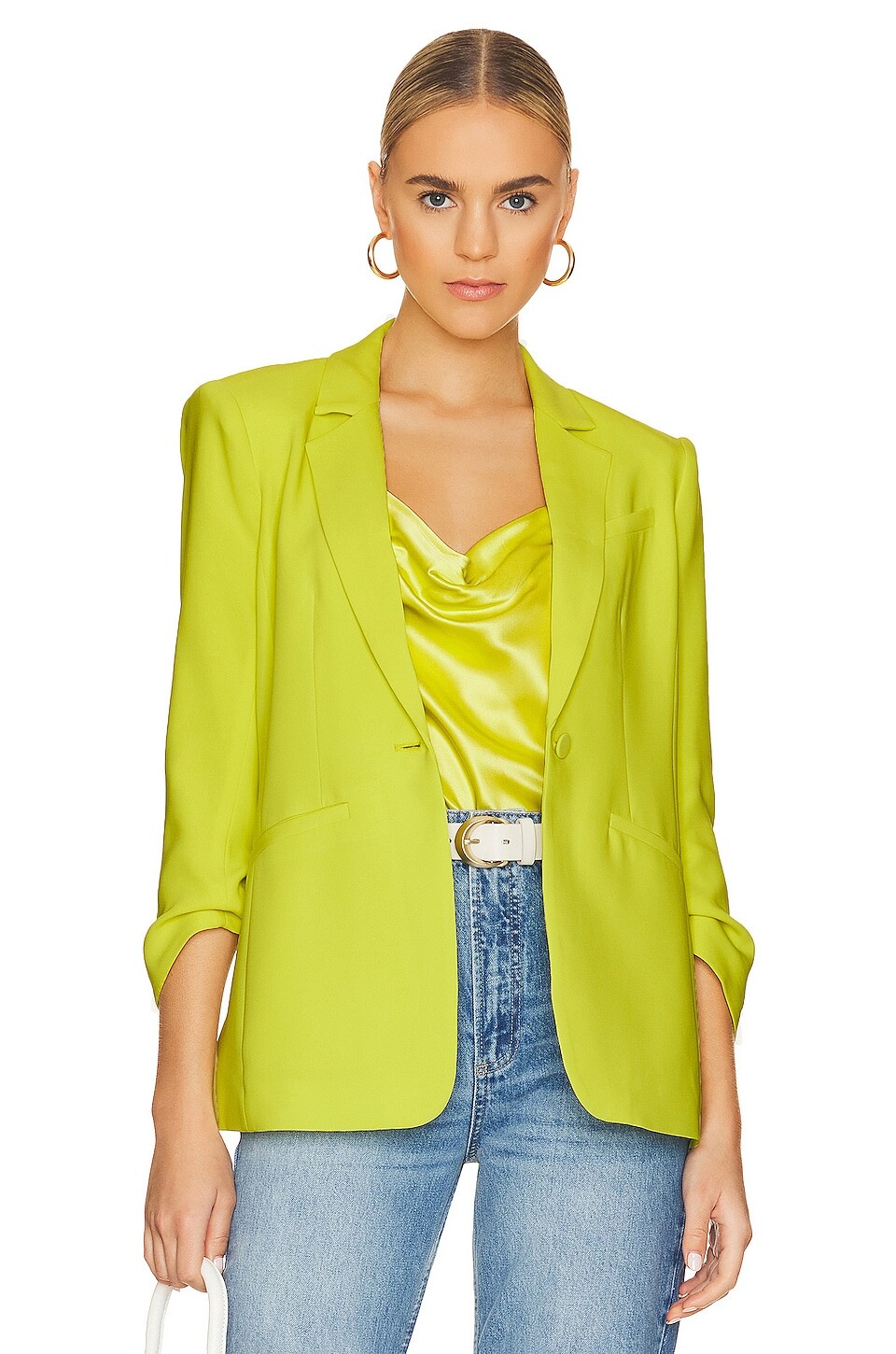 

Блейзер Cinq a Sept Crepe Khloe, цвет Key Lime