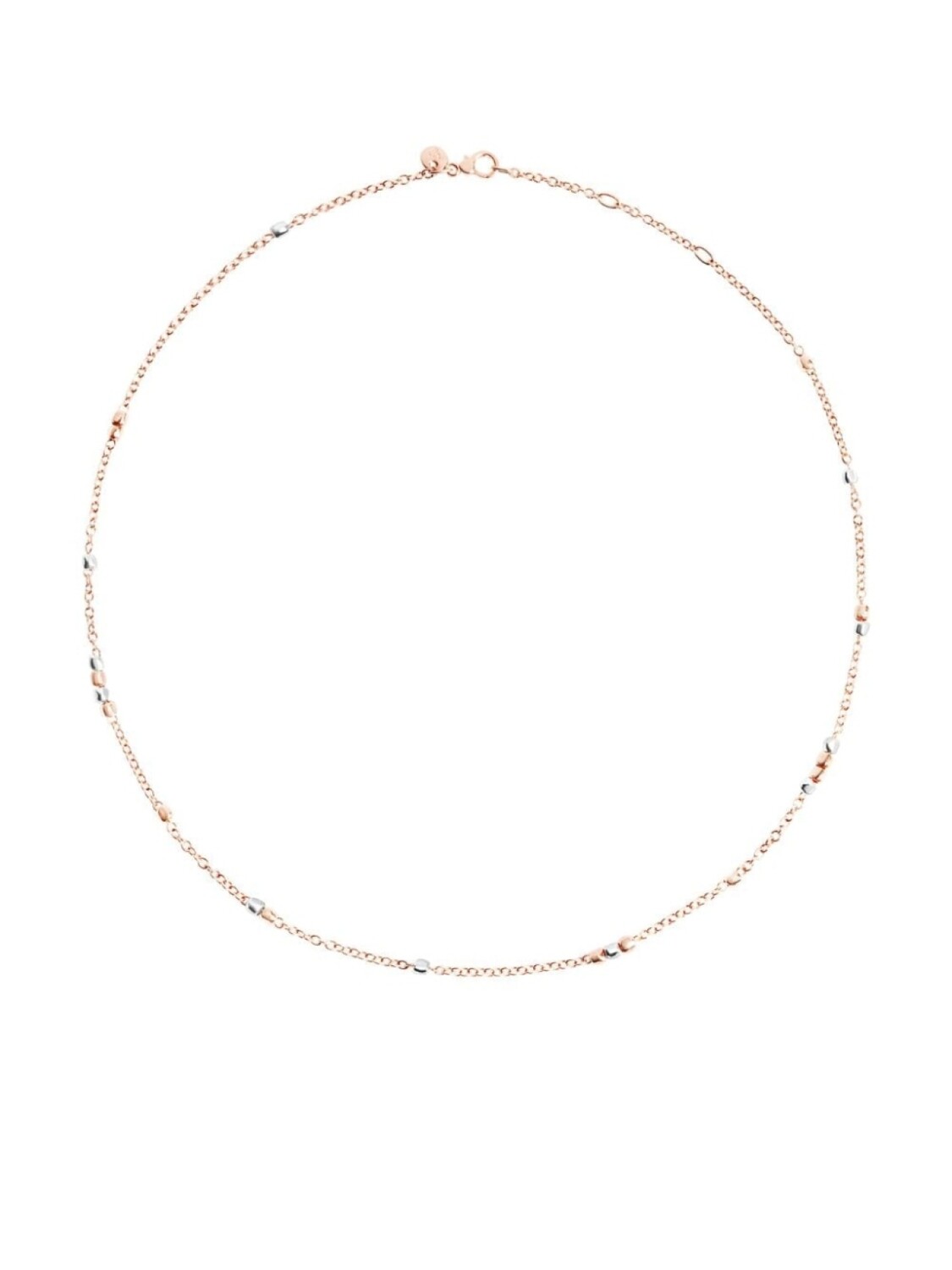

Колье Mini Granelli из розового золота Dodo, серебряный