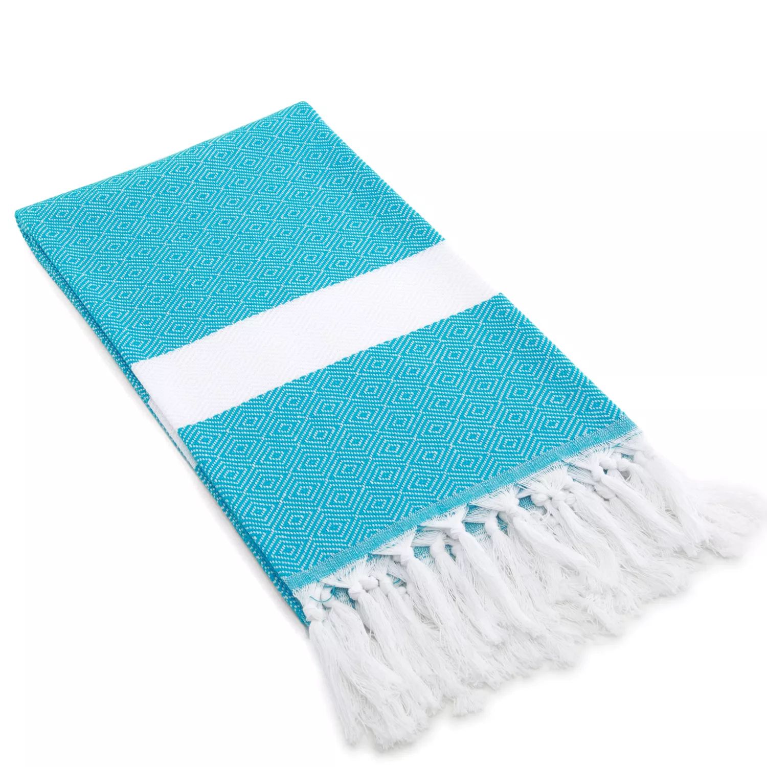 Linum Текстиль для дома Diamond Beach Towel, голубой