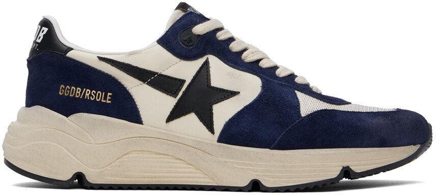 

Темно-синие и кремово-белые кроссовки Dad-Star Golden Goose