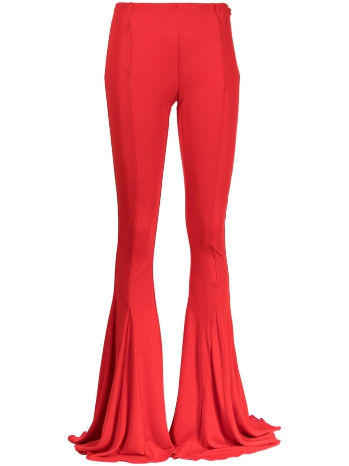 

Blumarine расклешенные брюки из джерси, красный