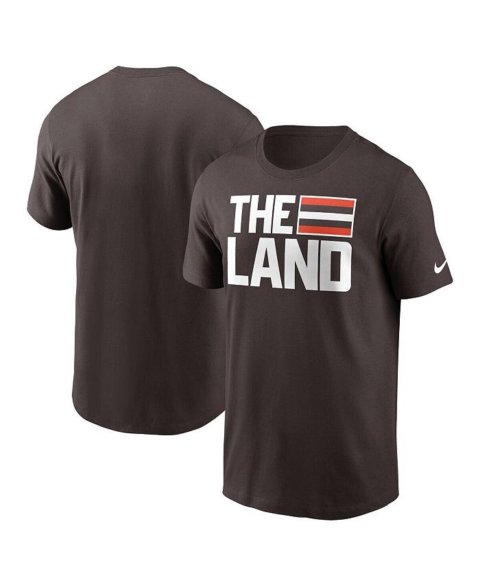 

Мужская коричневая футболка Cleveland Browns Local Essential Nike, коричневый