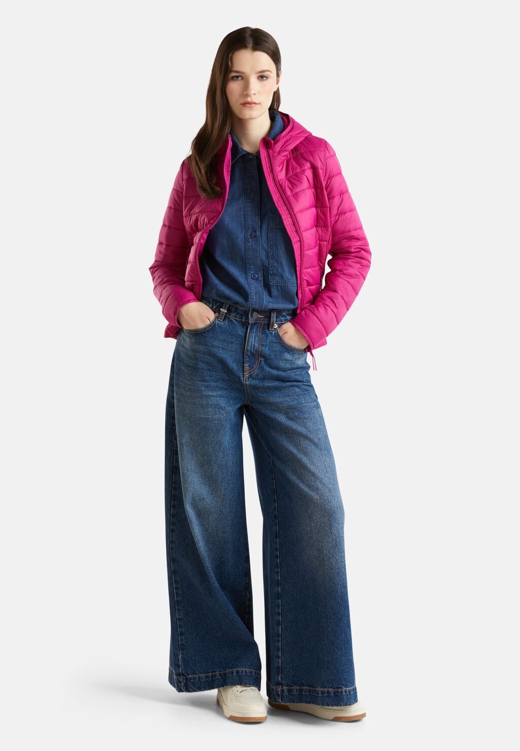 

Зимняя куртка United Colors of Benetton, сиреневый