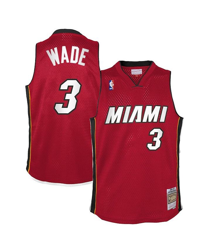 

Джерси Big Boys Дуэйн Уэйд Ред Майами Хит 2005-06 Hardwood Classics Swingman Mitchell & Ness, красный