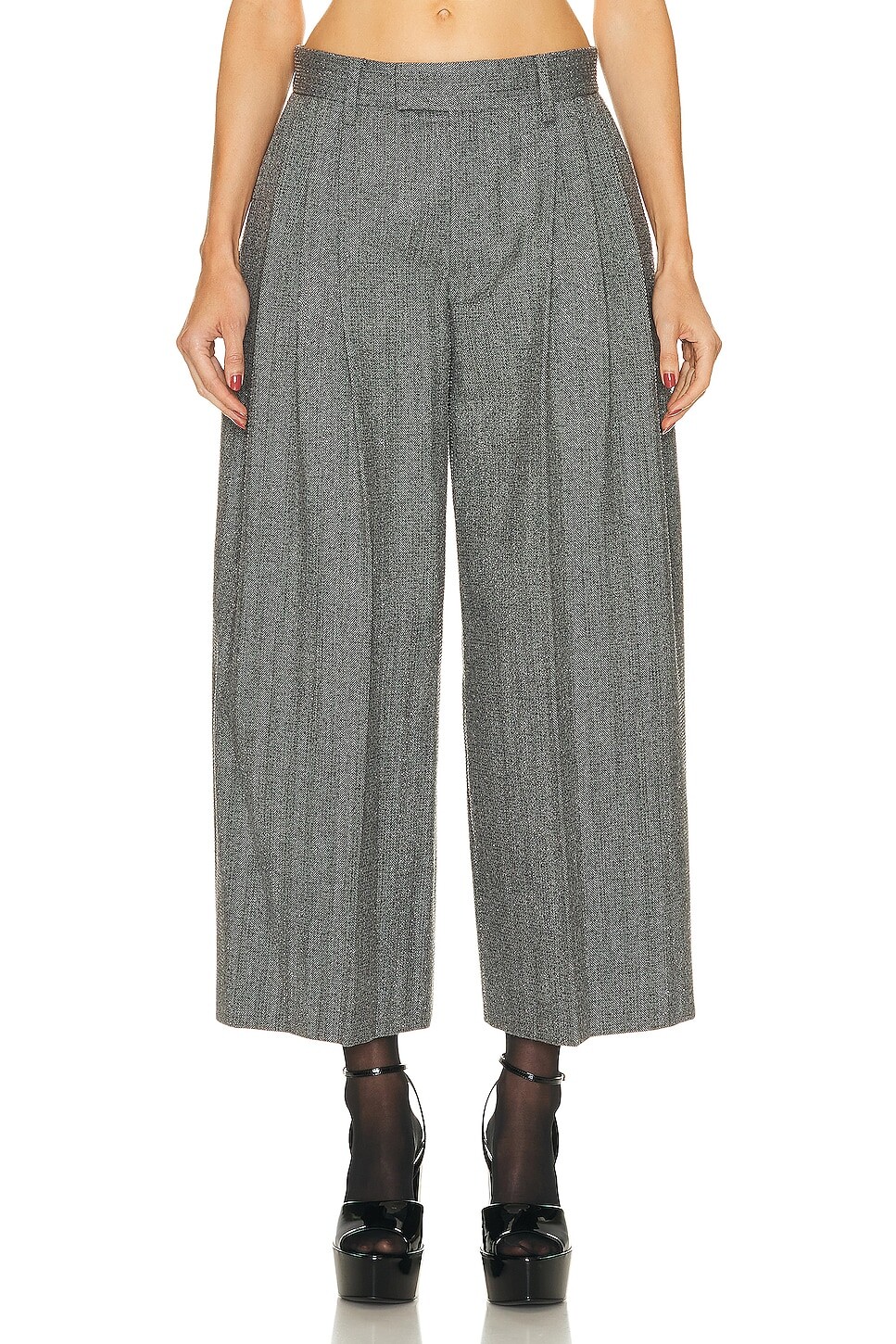 

Брюки Alexander Wang Tailored, цвет Grey & Black