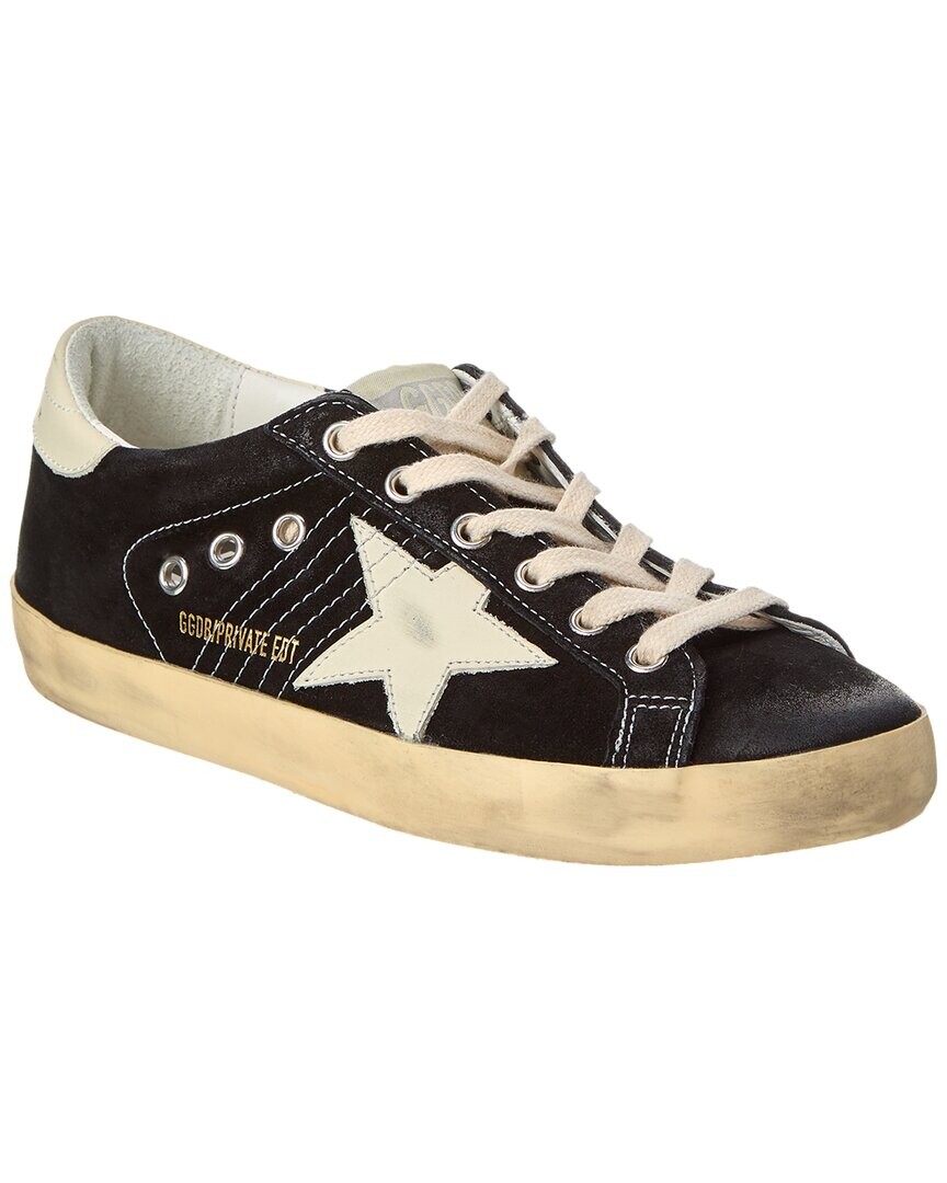 

Кроссовки Golden Goose Superstar из замши и кожи, белый
