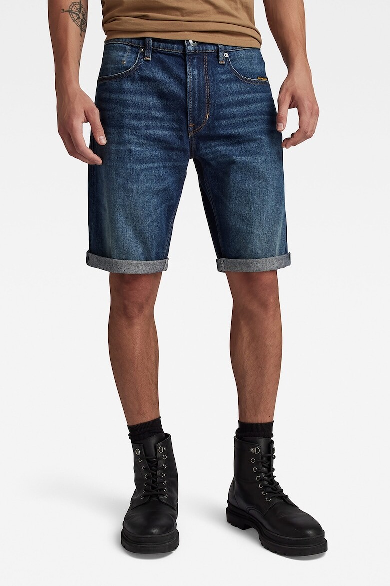 

Джинсовые шорты-бермуды со средней посадкой G-Star Raw, синий