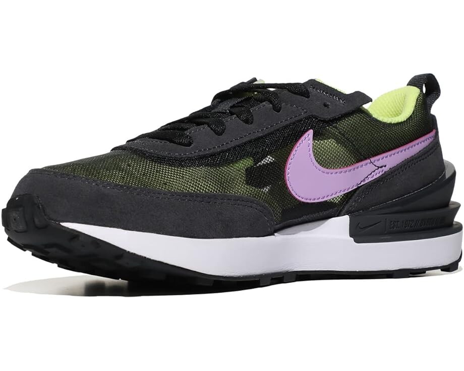 

Кроссовки Nike Waffle One, цвет Off Noir/Lilac/Light Lemon Twist