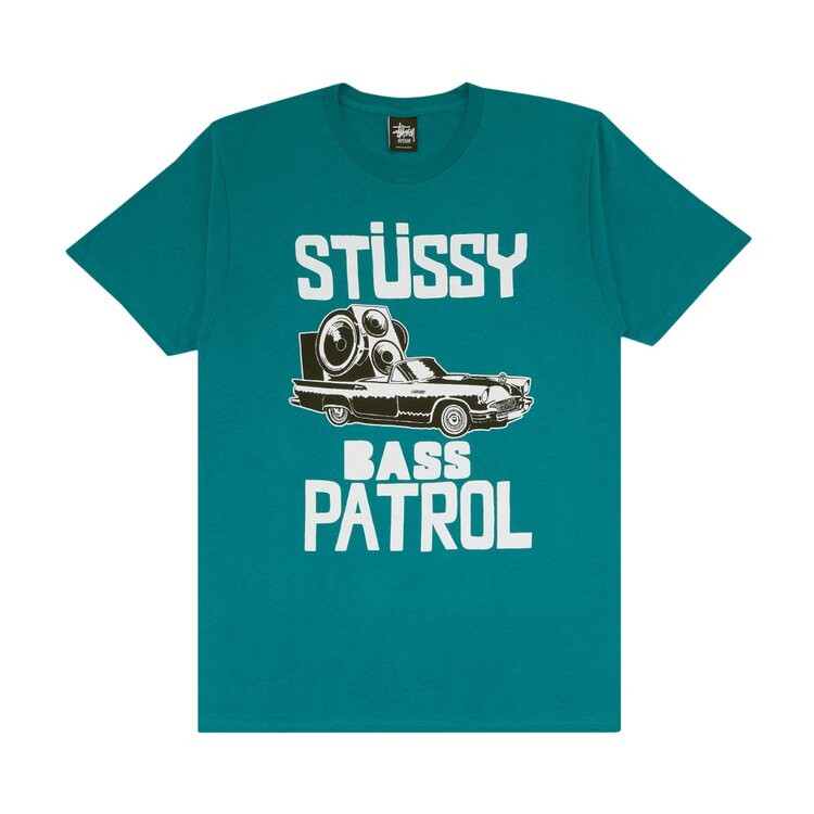 

Футболка Stussy Bass Patrol 'Teal', бирюзовый, Зеленый