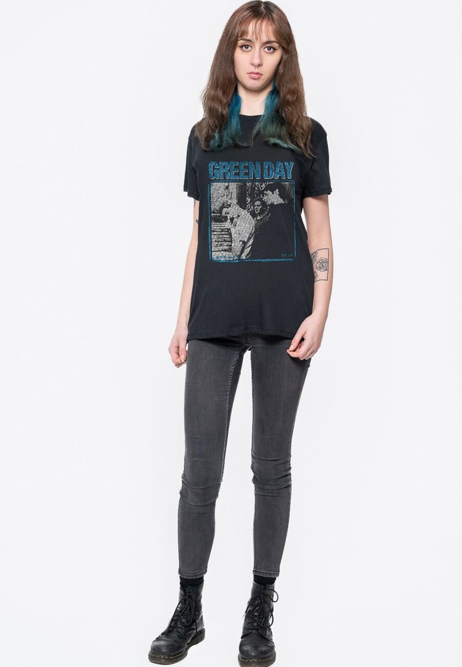 

Футболка с принтом GREEN DAY PHOTO BLOCK Paradiso Clothing, черный