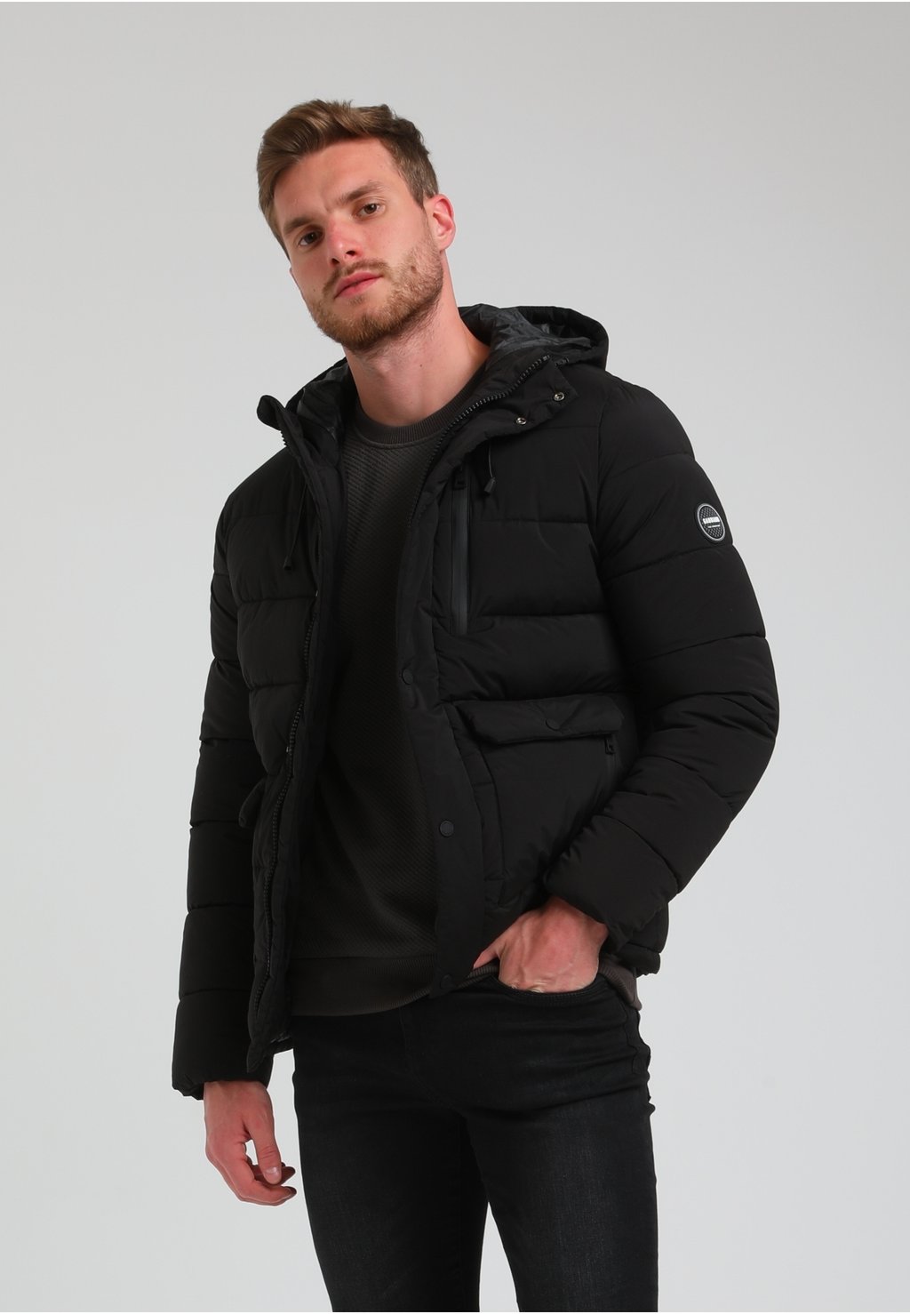 Зимняя куртка Gabbiano, черная зимняя куртка gabbiano цвет navy