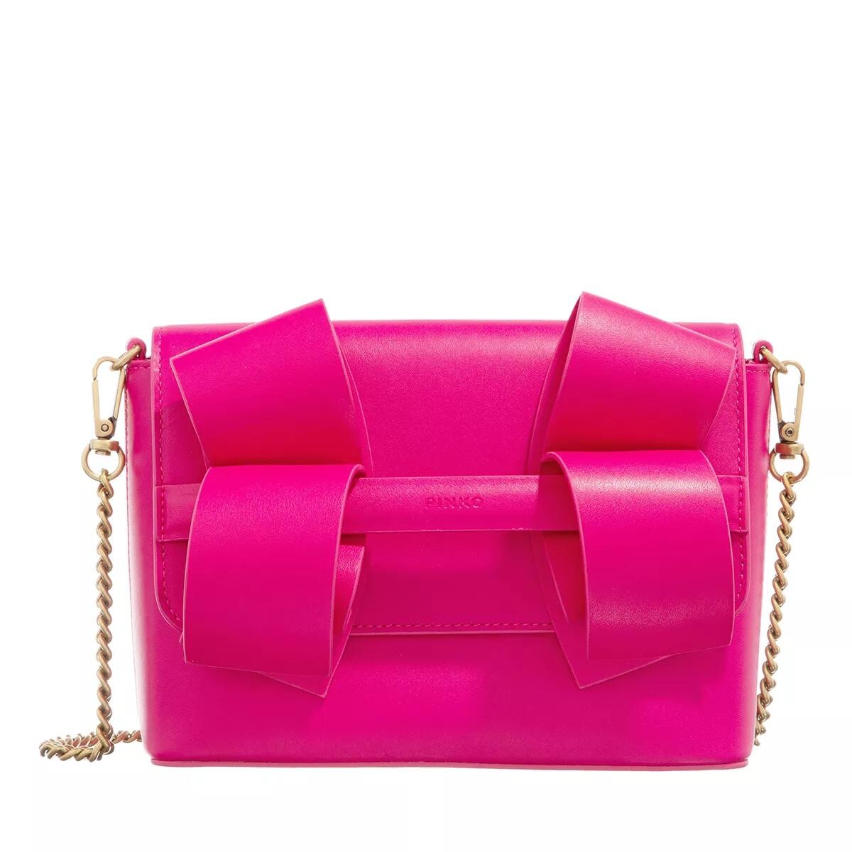 

Клатч aika mini barbabietola ch антиквариат Pinko, розовый