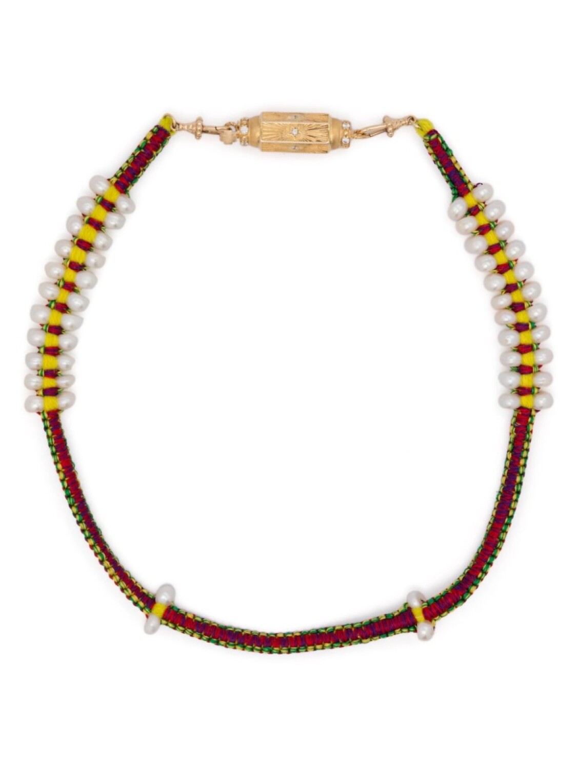 

Колье Baby Locket из желтого золота с бриллиантами Marie Lichtenberg, золотой