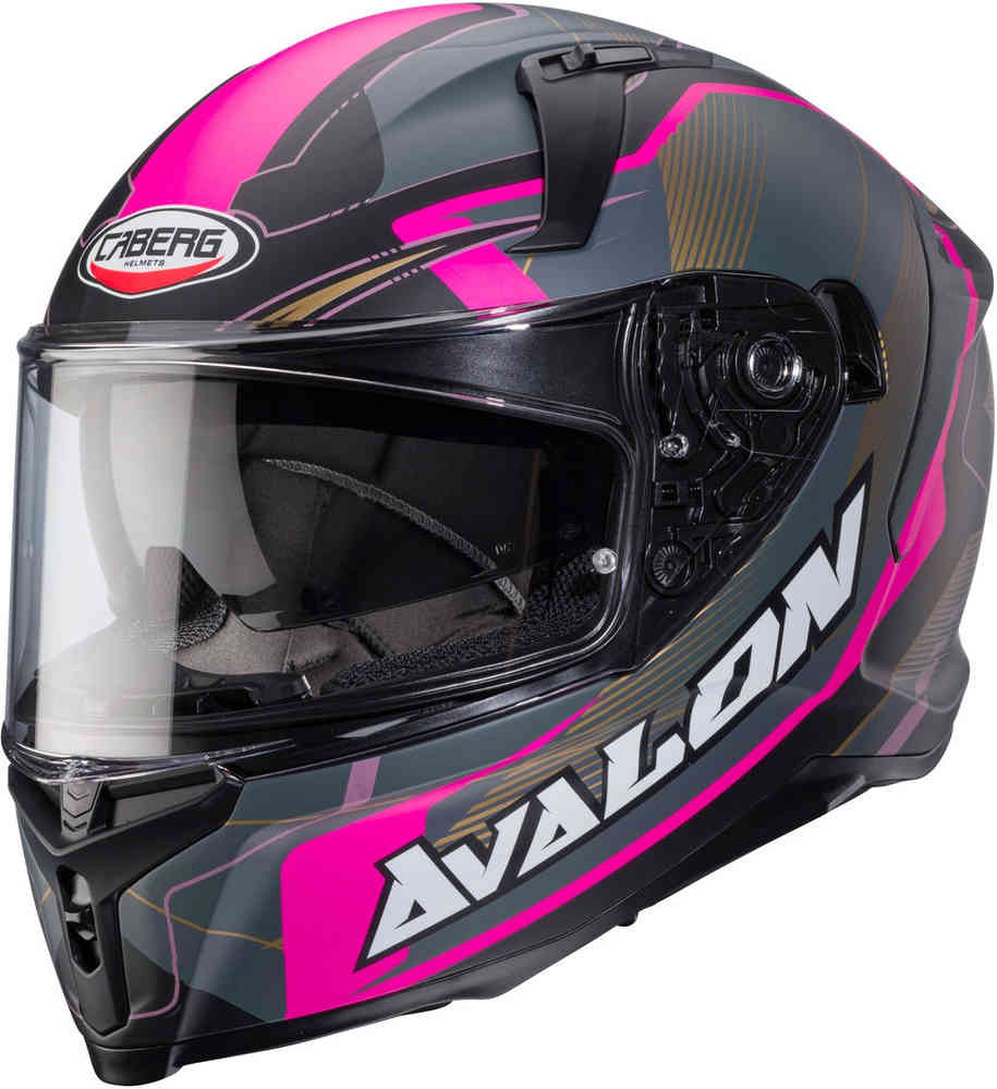 Оптический шлем Avalon X Caberg, черный матовый/розовый