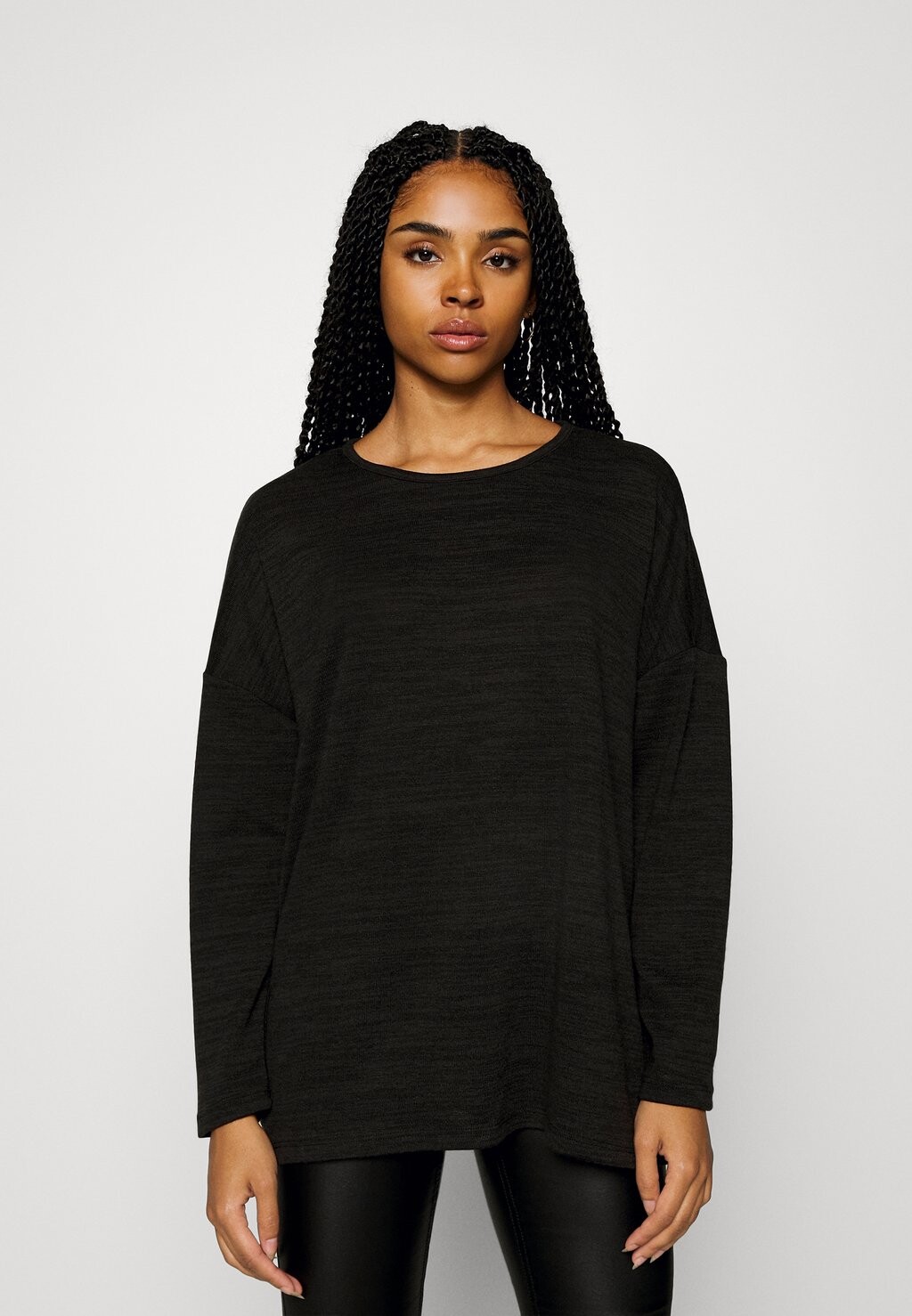 

Свитшот Vero Moda Petite ВМКАТИЕ ЛОНГ, цвет black melange
