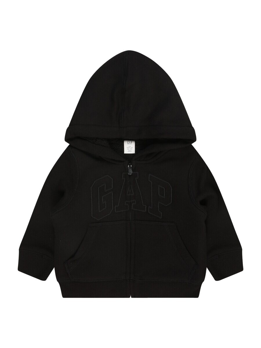 

Худи GAP Zip-Up Hoodie, черный