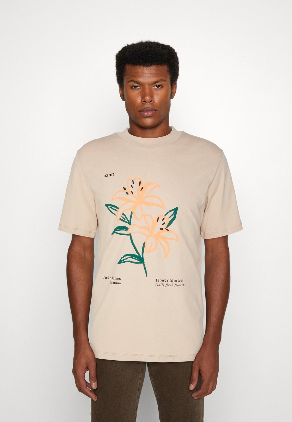

Футболка с принтом Jack & Jones, Серый