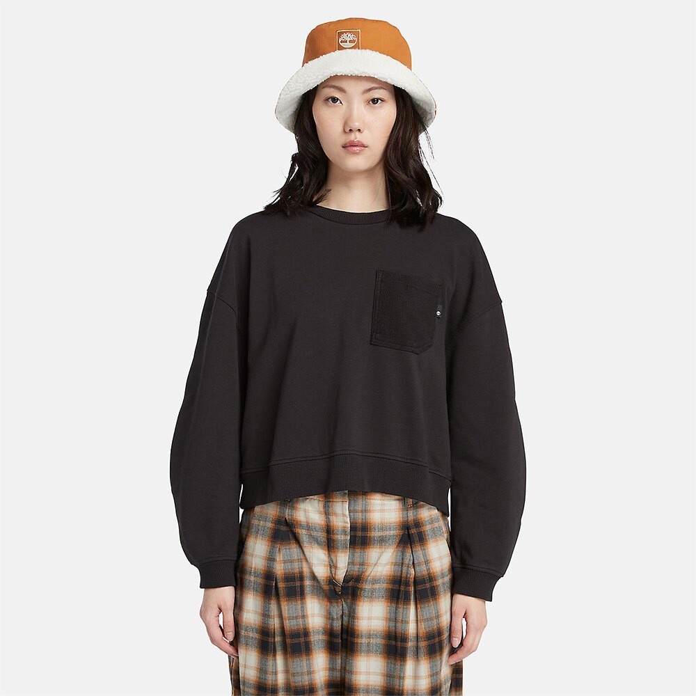 

Толстовка Timberland Mix Media Colour Block, черный