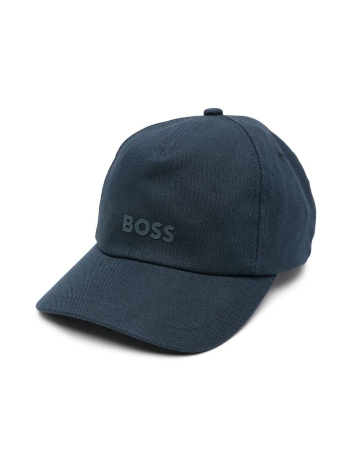 

Кепка с прорезиненным логотипом BOSS, синий