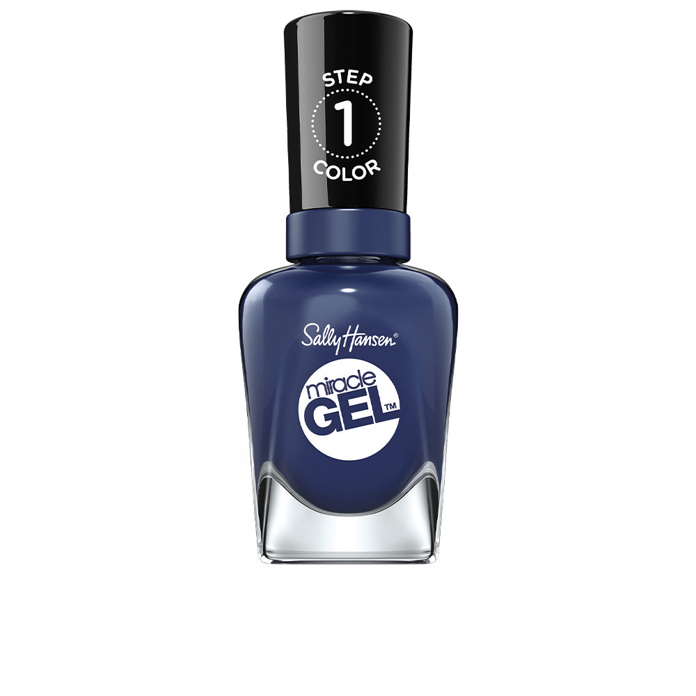 Лак для ногтей Miracle gel #799-greyfitti Sally hansen, 14,7 мл, 609-midnight mod