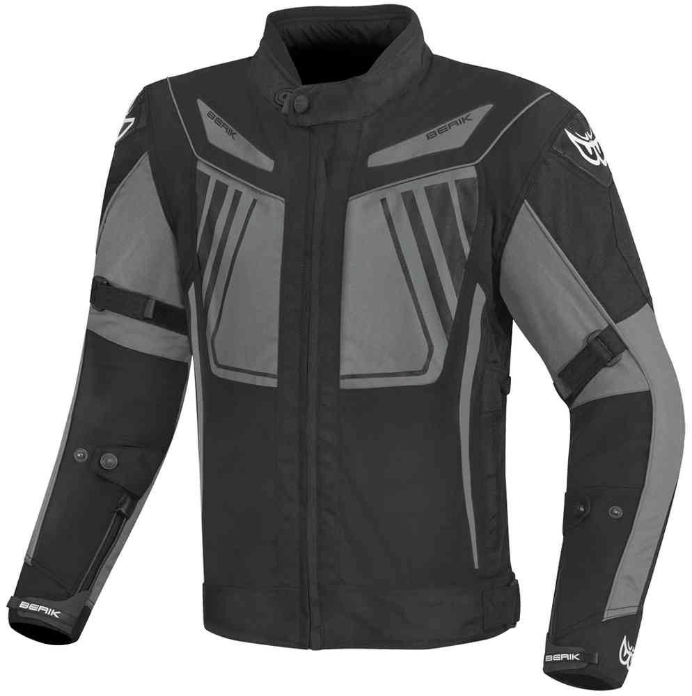 Водонепроницаемая мотоциклетная текстильная куртка Nardo Evo Berik, черный/темно-серый