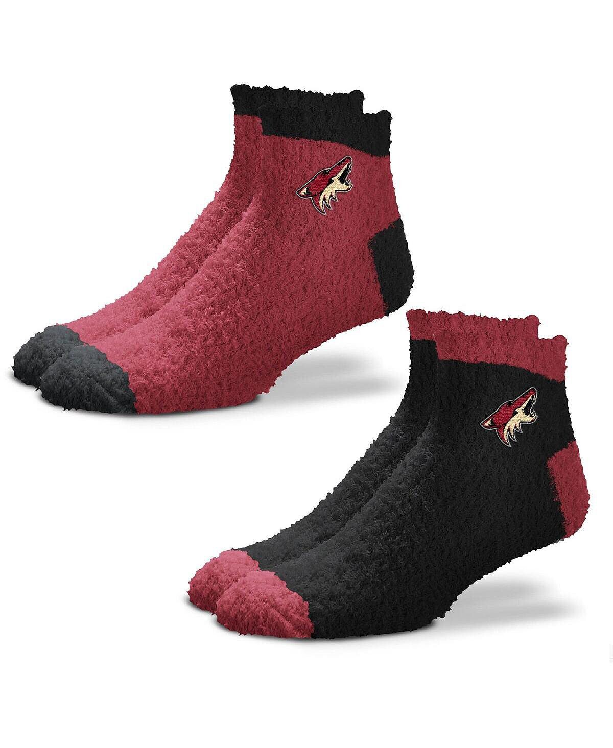 

Женские комплекты из 2 мягких носков для сна Arizona Coyotes Team Team For Bare Feet, черный