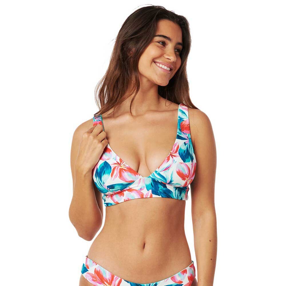 

Топ бикини Rip Curl Bliss Bloom Floral Halter Revo, синий