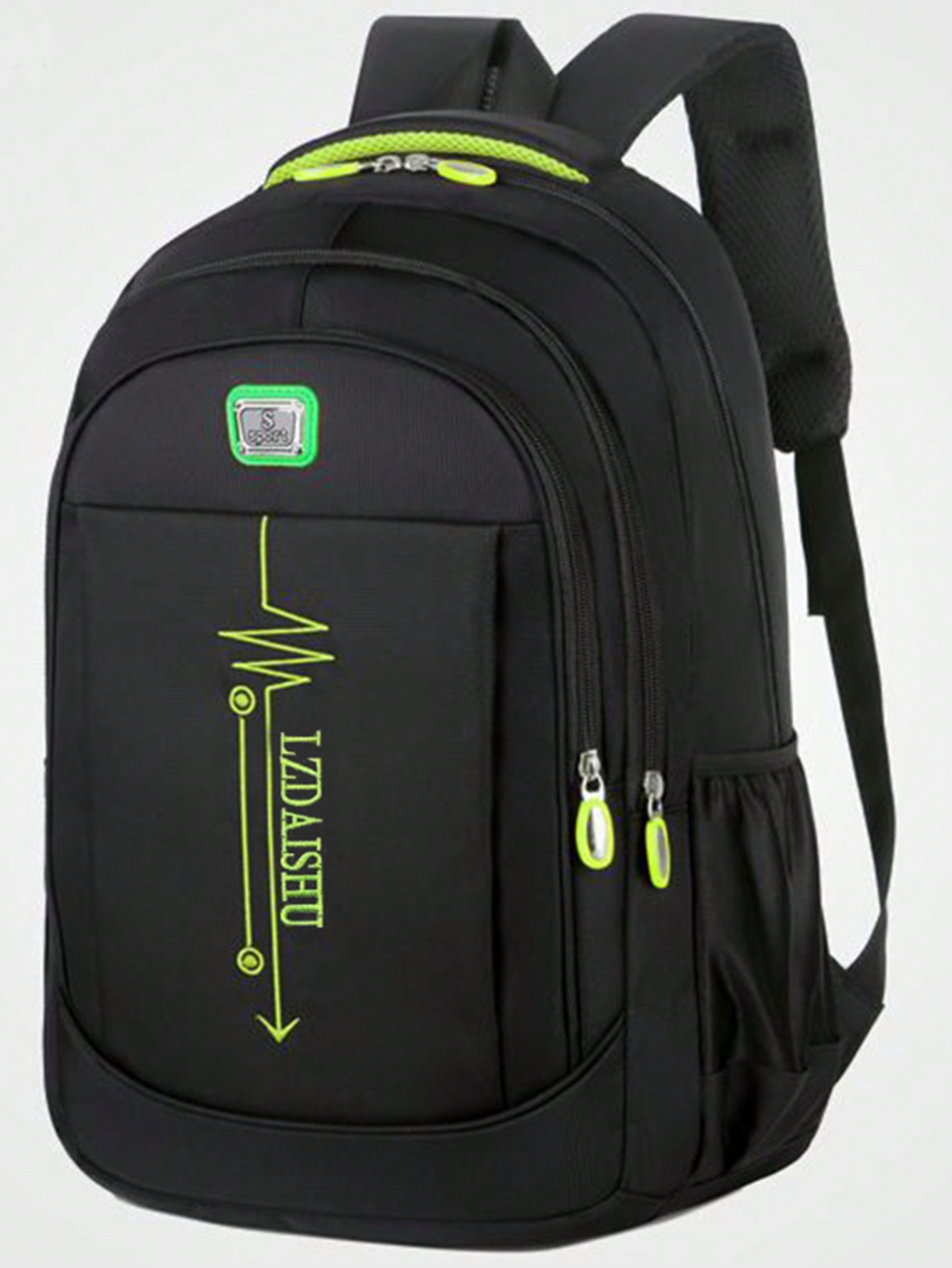 Школьная сумка для студентов мужского пола, корейская версия тренда, зеленый
