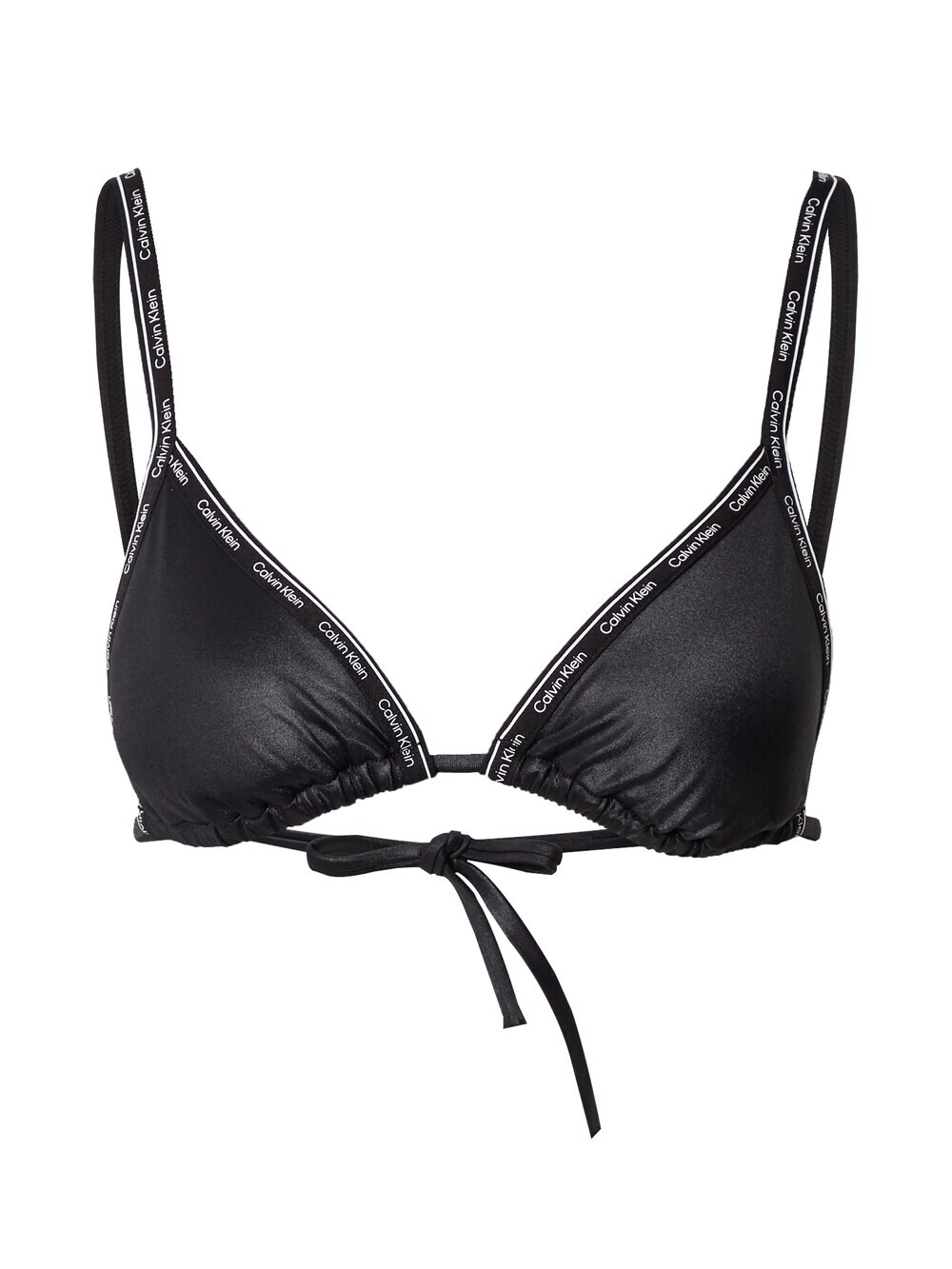 

Треугольный топ бикини Calvin Klein Swimwear, черный