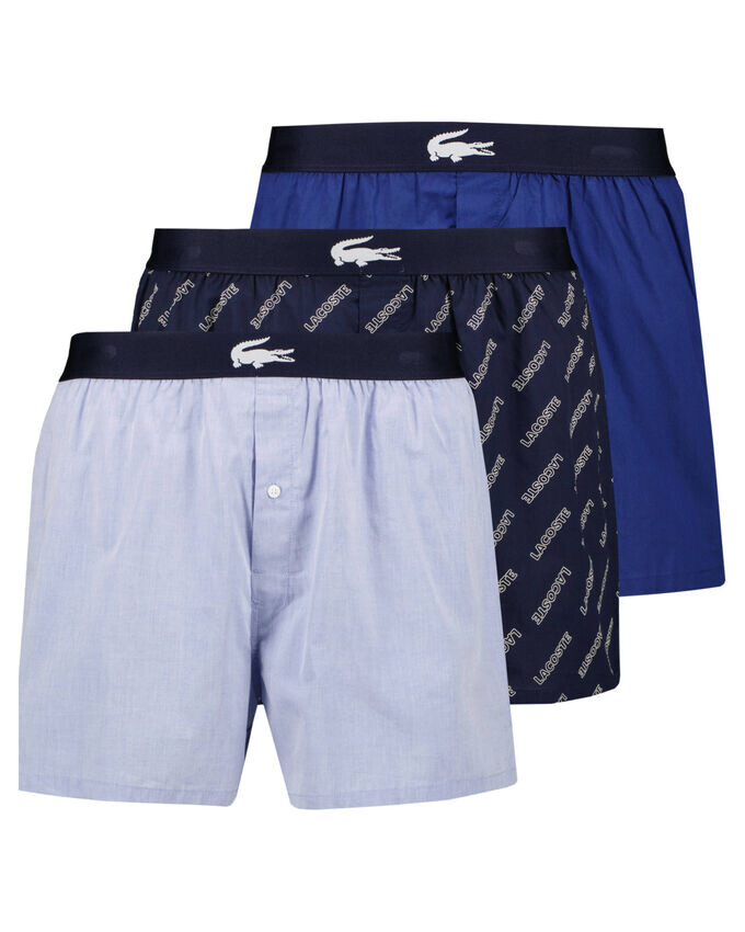 

Комплект боксеров из 3 шт Lacoste, синий