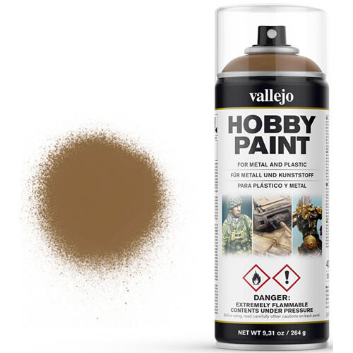 

Миниатюра Vallejo Fantasy Color Aerosol Primer: Leather Brown (400ml)