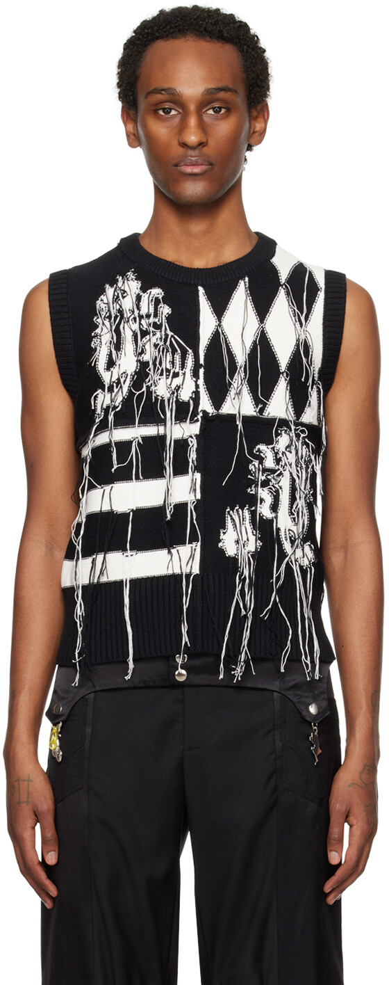 

Черный жилет Charles Jeffrey Loverboy